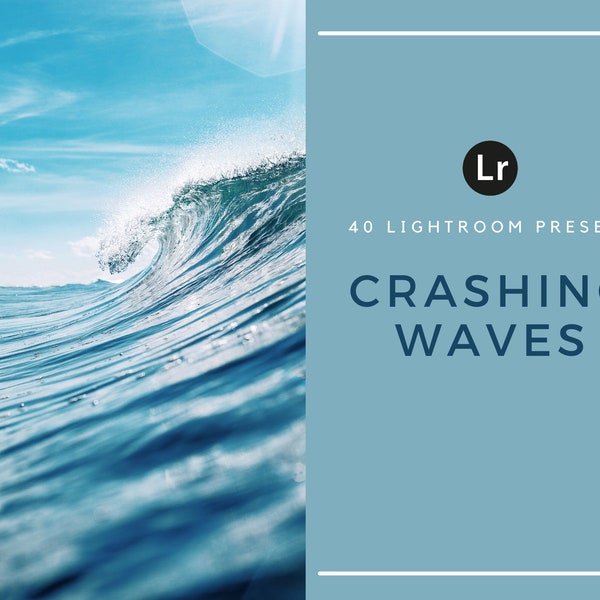 40 Lightroom Presets | Waves | Ocean | Surfing | Surfer | Water Sports | Desktop