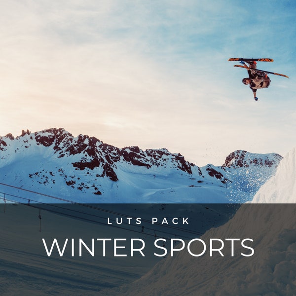 50 LUTS | Winter Sports | Snowboarding | Ski | Skiing | Snow | Premiere Pro | After Effects | Photoshop | Video Presets | Editing | Filters