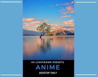 40 Anime Lightroom Presets – Vibrant Cinematic Sky, Nature Landscape (Desktop Only)