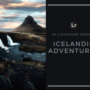 50 Lightroom Presets | Icelandic Adventures | Iceland | Nordic | Travel | Landscape | Desktop | Moody Landscape