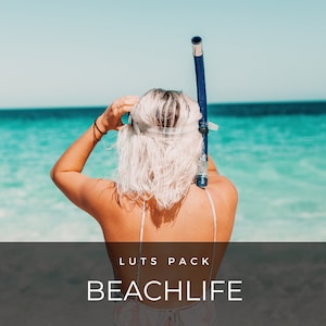 30 LUTS | Beach | Summer | Video Presets | Video Filters | Editing | After Effects | Premiere Pro | Photoshop | Ocean | Tropical | Island