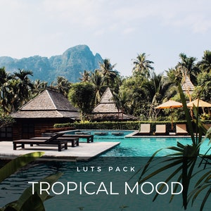 40 LUTS | Tropical Mood | Island | Beach | Premiere Pro | After Effects | Photoshop | Video Presets | Filters | Editing