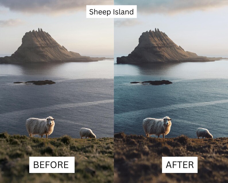 40 Faroe Islands LUTs | Nordic Cinematic Landscape Color Grading for Premiere Pro, CapCut & DaVinci Resolve | Moody Travel Film Look image 5