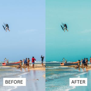 60 Water Sports LUTs | Ocean Cinematic Color Grading for GoPro, CapCut & Premiere Pro | Surfing, Kitesurfing, Waves LUT Pack image 5