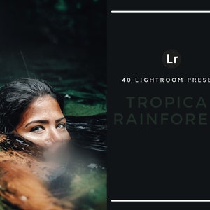 40 Lightroom Presets | Tropical Rainforest | Travel | Desktop | Jungle | Waterfall