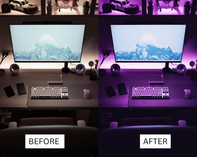 50 Streamer Gaming LUTs | Neon Purple RGB Color Grading for Twitch & YouTube | Premiere Pro, CapCut LUT Pack image 14