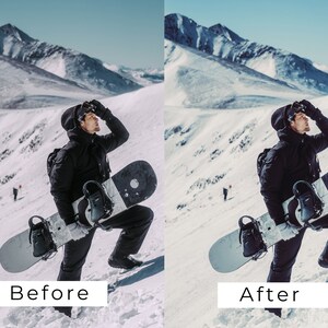 Puede incluir: Una persona con una chaqueta negra y pantalones negros sostiene una tabla de snowboard en un paisaje monta&ntilde;oso nevado. La persona est&aacute; mirando hacia las monta&ntilde;as.