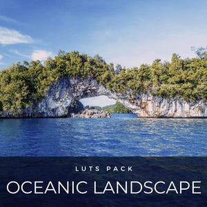 40 LUTS | Ocean Landscape | Sea | Blue | Scenic | Premiere Pro | Photoshop | After Effects | Video Presets | Editing | Filters