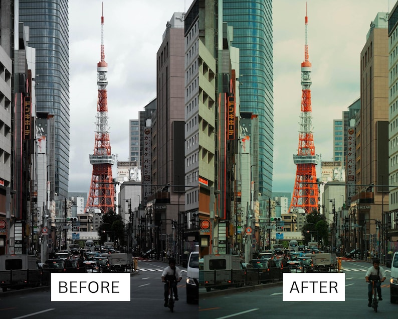 40 LUT cinematografiche giapponesi / Pacchetto di color grading in stile Tokyo Film per Premiere Pro, CapCut e DaVinci Resolve / LUT per filmmaker di viaggio immagine 18
