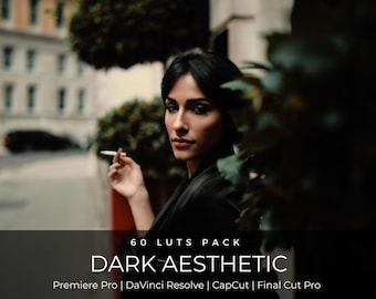 60 Dark Aesthetic LUTs | Cinematic Streetwear Color Grading for CapCut, Premiere Pro & DaVinci Resolve | Urban Fashion Video LUT Pack