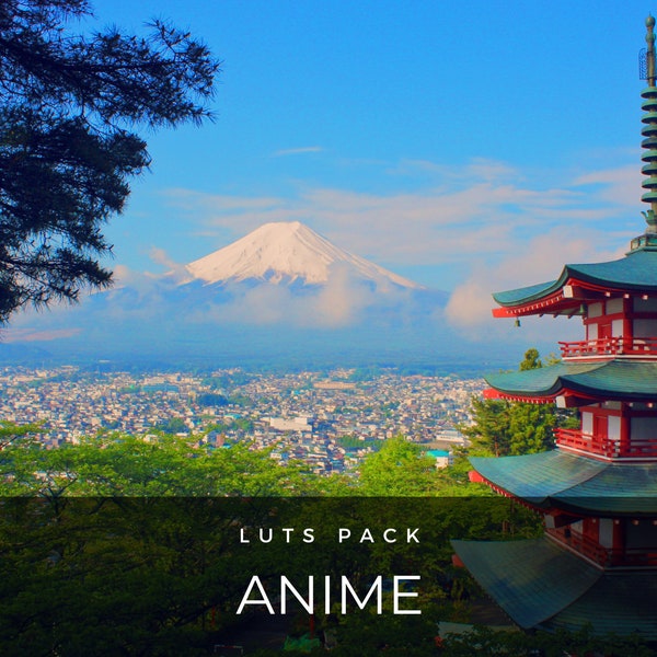 20 LUTS | Anime | Nature | Sky | Premiere Pro | Photoshop | After Effects | Video Presets | Editing | Filters | Japan | Tokyo