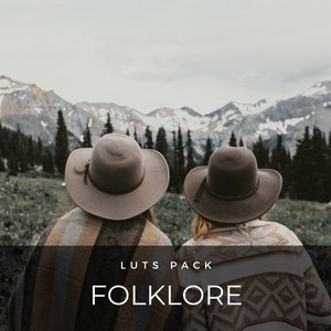 40 LUTS | Folklore | Forest | Video Presets | Video Filters | Video Editing | Premiere Pro | After Effects | Photoshop | Hiking