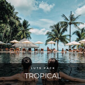 40 LUTS | Tropical | Video Presets | Video Editing | Video Filters | After Effects | Premiere Pro | Photoshop | Beach | Island | Travel