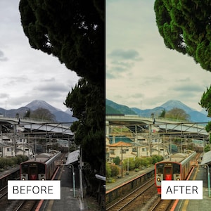 40 LUT cinematografiche giapponesi / Pacchetto di color grading in stile Tokyo Film per Premiere Pro, CapCut e DaVinci Resolve / LUT per filmmaker di viaggio immagine 16