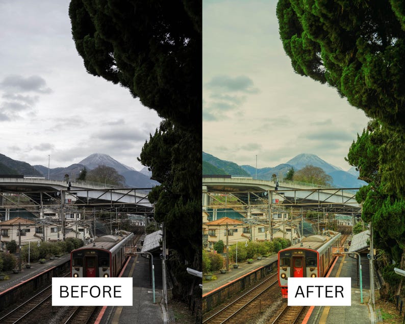 40 LUT cinematografiche giapponesi / Pacchetto di color grading in stile Tokyo Film per Premiere Pro, CapCut e DaVinci Resolve / LUT per filmmaker di viaggio immagine 16