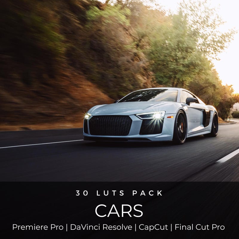 Luts for Capcut Car - Etsy