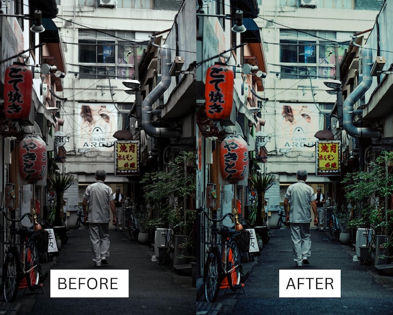 40 LUT cinematografiche giapponesi / Pacchetto di color grading in stile Tokyo Film per Premiere Pro, CapCut e DaVinci Resolve / LUT per filmmaker di viaggio immagine 17