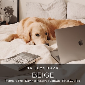 50 Beige Aesthetic LUTs | Oatmeal Tone Color Grading for CapCut, Premiere Pro, DaVinci Resolve | Lifestyle & Interior Video LUT Pack