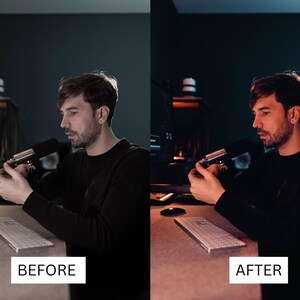 50 Streamer Gaming LUTs | Neon Purple RGB Color Grading for Twitch & YouTube | Premiere Pro, CapCut LUT Pack image 3