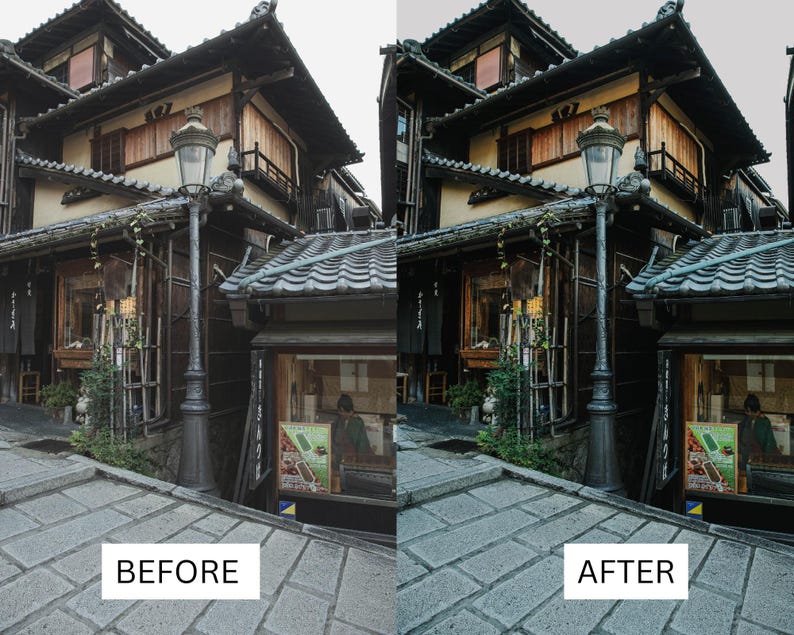 40 LUT cinematografiche giapponesi / Pacchetto di color grading in stile Tokyo Film per Premiere Pro, CapCut e DaVinci Resolve / LUT per filmmaker di viaggio immagine 9