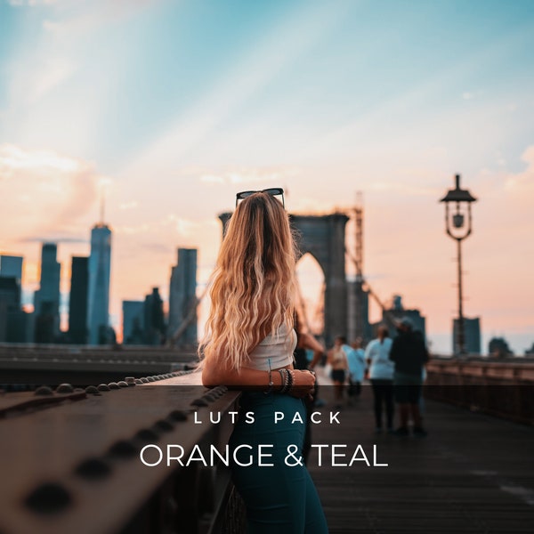 20 LUTS | Orange & Teal LUTS | Video presets | Premiere Pro | Video Editing | Video Blogger | After Effects | Filters | Sunset LUTS | Teal