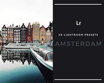 40 Lightroom Presets | Amsterdam | Niederlande | Reise | Schreibtisch