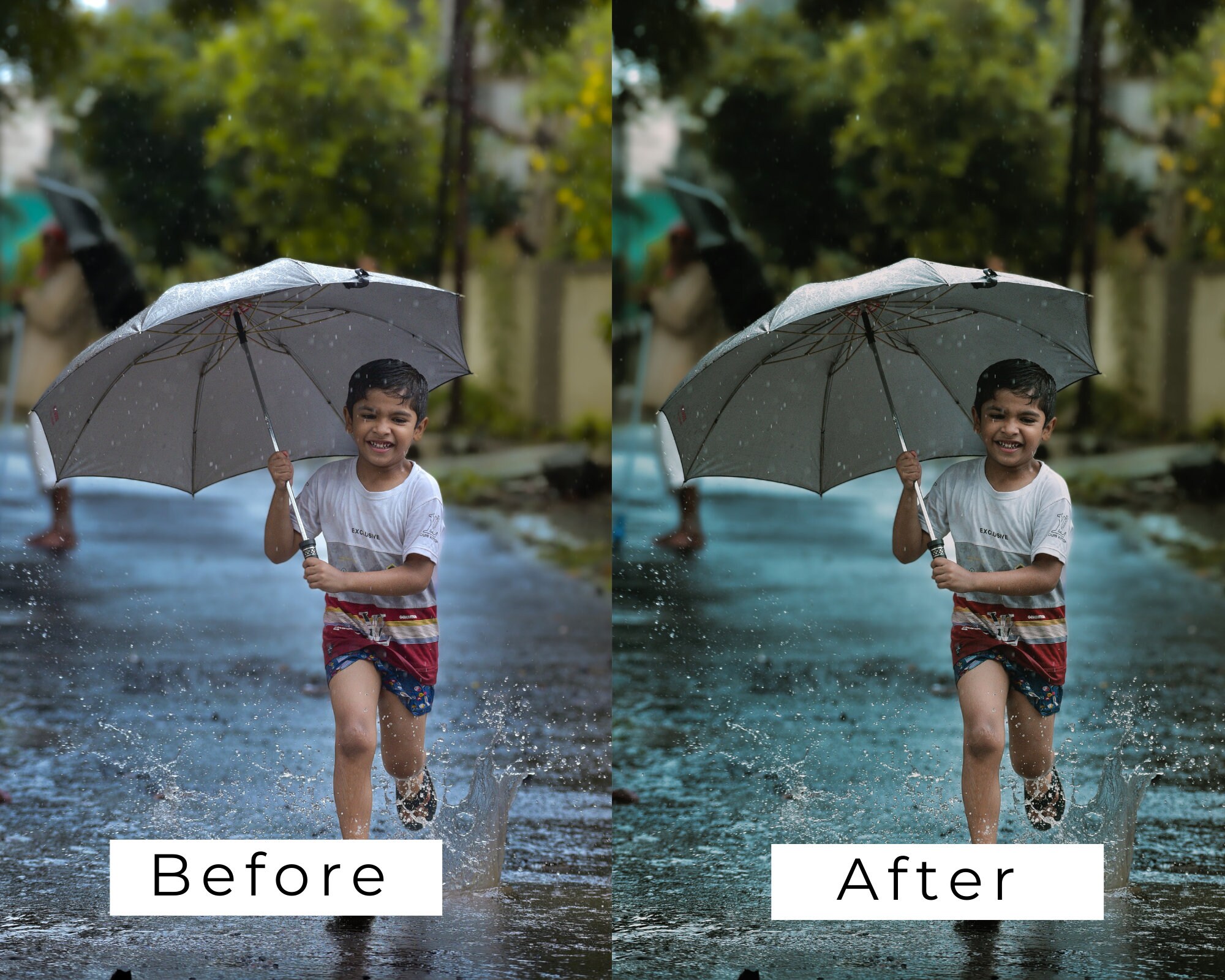 50 Moody Cinematic Lightroom Presets - Rainy Day Photo Filters (desktop ...