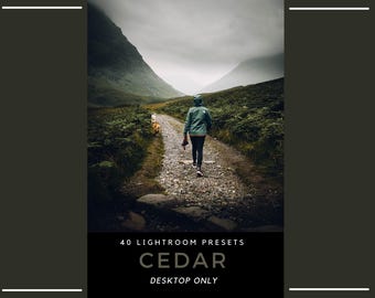 40 Earthy Tones Lightroom Presets | Hiking, Nature & Adventure Photography | Cinematic Outdoors (Desktop Only)