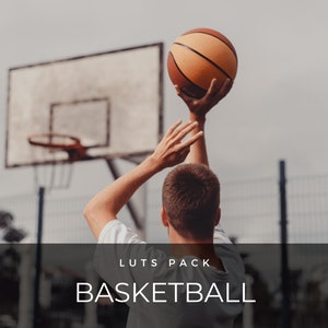 40 LUTS | Koszykówka | Sport | Premiere Pro | After Effects | Photoshop | Presety wideo | Edycja | Filtry