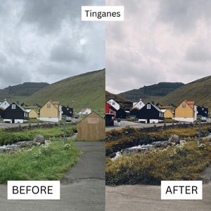 40 Faroe Islands LUTs | Nordic Cinematic Landscape Color Grading for Premiere Pro, CapCut & DaVinci Resolve | Moody Travel Film Look image 8