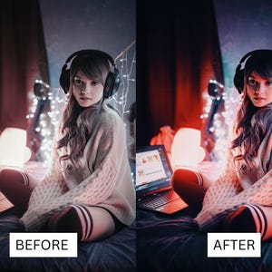 50 Streamer Gaming LUTs | Neon Purple RGB Color Grading for Twitch & YouTube | Premiere Pro, CapCut LUT Pack image 7