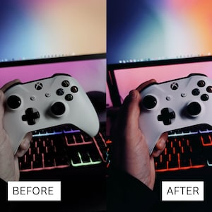 50 Streamer Gaming LUTs | Neon Purple RGB Color Grading for Twitch & YouTube | Premiere Pro, CapCut LUT Pack image 20