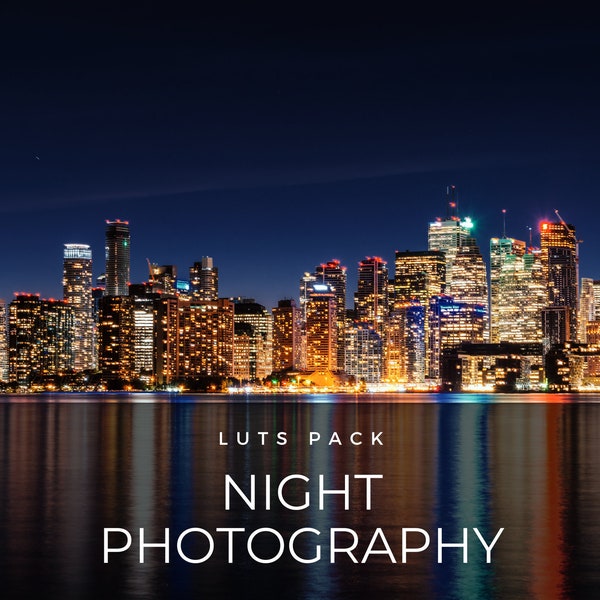 40 LUTS | Night Photography | Nightlife | Premiere Pro | After Effects | Photoshop | Video Presets | Filters | Editing