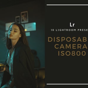 10 Lightroom Presets | Disposable Camera ISO 800 | Film | Desktop | Vintage | Kodak