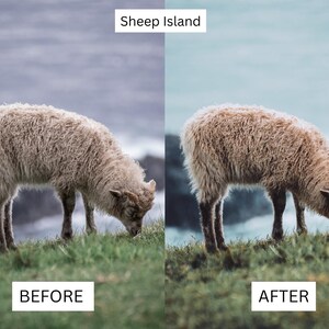 40 Faroe Islands LUTs | Nordic Cinematic Landscape Color Grading for Premiere Pro, CapCut & DaVinci Resolve | Moody Travel Film Look image 7