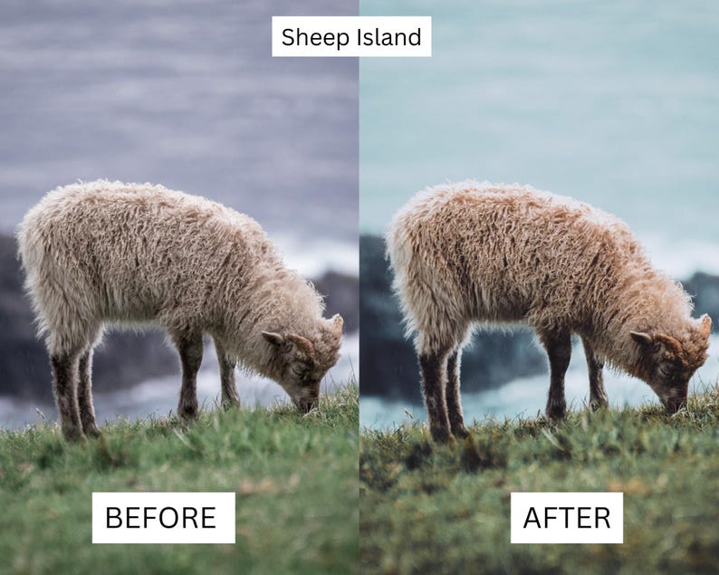 40 Faroe Islands LUTs | Nordic Cinematic Landscape Color Grading for Premiere Pro, CapCut & DaVinci Resolve | Moody Travel Film Look image 7