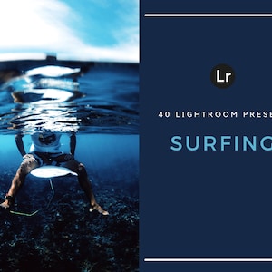 40 Lightroom-presets | Surfen | Surfer | Golven | Bureaublad | Oceaan
