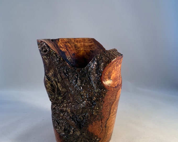 Wood Vase, Live Edge Vase, Original Design Vase Etsy