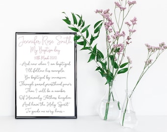 Mon impression jour de baptême, Lds, baptême, Mormon, Lds décor, alliances baptismales