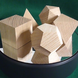 Oak Platonic solids