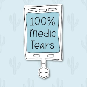 Paramedic Sticker Funny, Medic Sticker, First Responder Stickers, Medical Humor Sticker, EMT Sticker, EMS Sticker, Paramedic Student Gifts