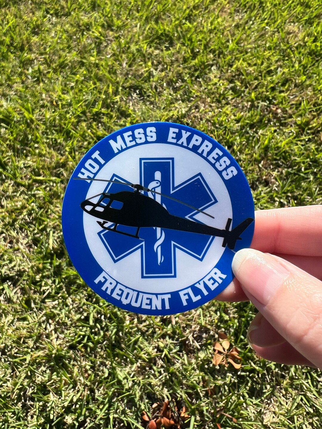 Hot Mess Express Sticker Frequent Flyer Sticker Flight Medic Etsy