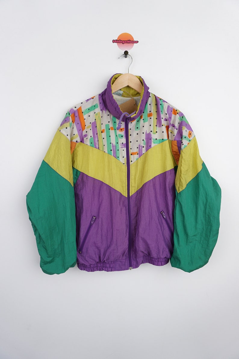 Vintage 90\u2019s retro 80\u2019s sport shelljacke shelljacket windbreaker oldschool sportjacke sportjacket