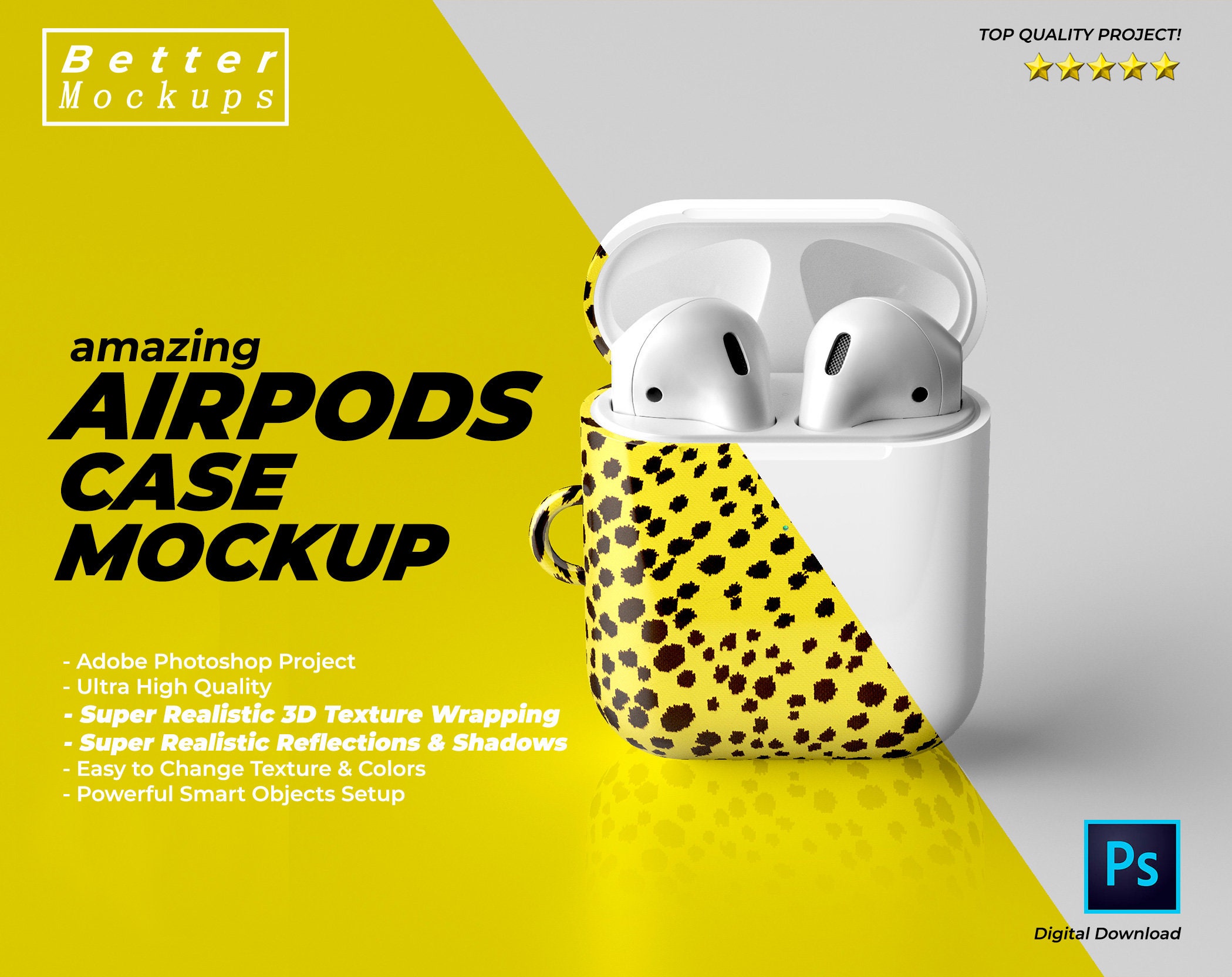 Download Airpods Case Mockup Dye Sublimation Airpods Case Template Etsy