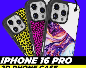 iPhone 16 Pro 2D Case Mockup