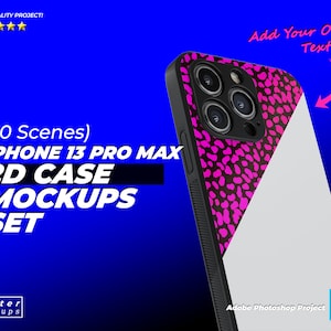 iPhone 13 Pro Max 2D Hülle Mockup, Sublimation iPhone Hülle MockUp 2D iPhone Hülle Mockup 2D Hülle Mockup 2D Hülle Mockup, Handyhülle 2D Vorlage
