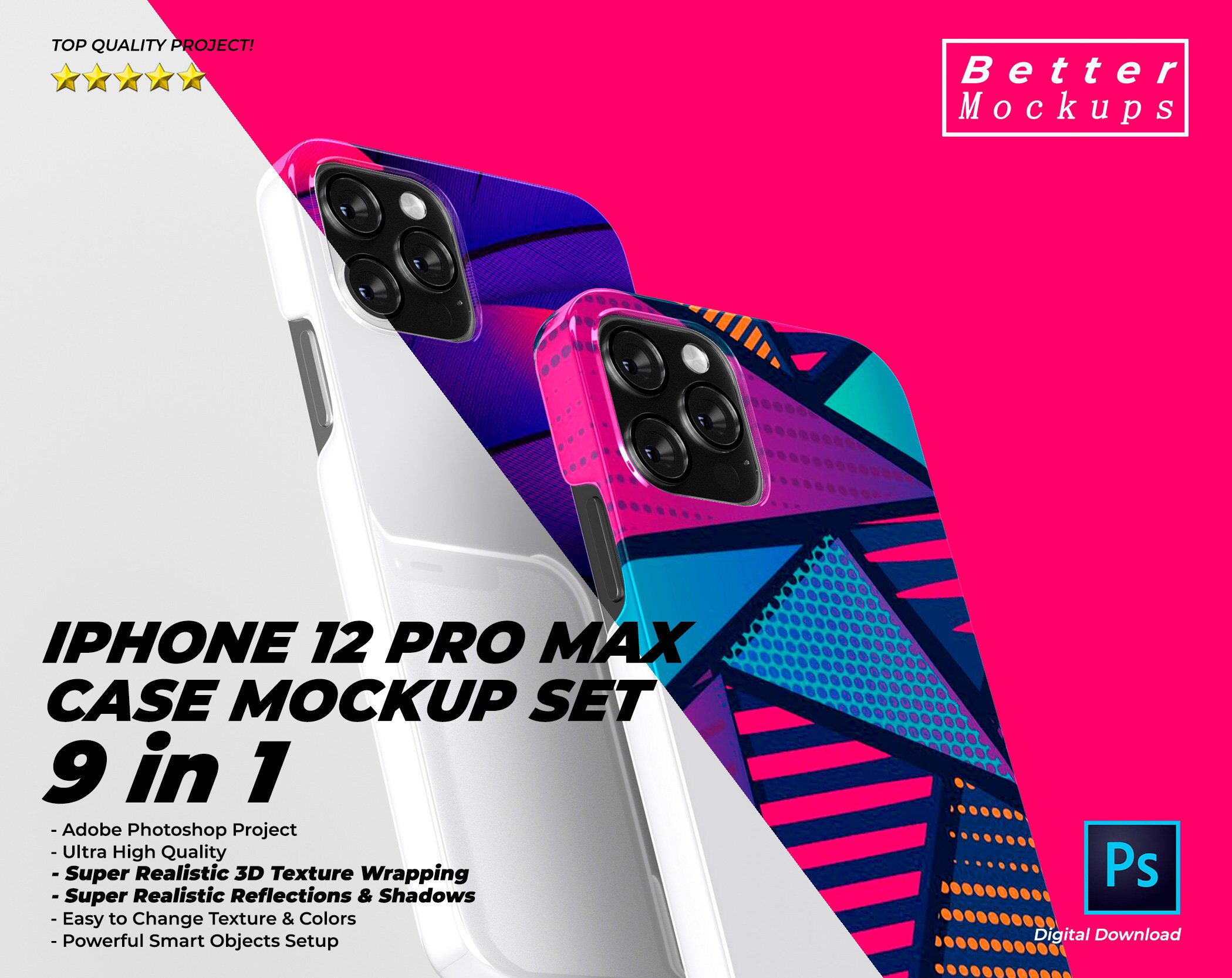 2228+ Iphone 12 Case Mockup