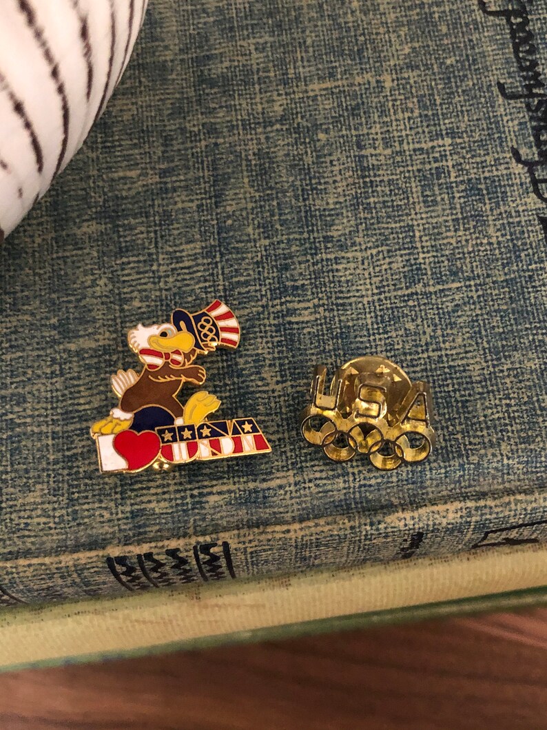 Los Angeles Olympics Sam the Olympic Eagle 1984 Olympics 1984 USA Olympic Pin 1984 Olympic Memorabilia Pins Olympic Collector