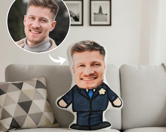 Personalized Face Photo Pillow,Custom Humanoid Cushion,Custom Photo Pillow,Flannel/Crystal Velvet Pillow,Mother's Day Gift,Couple Gift