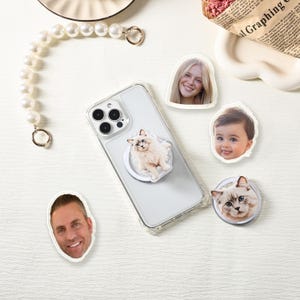 Custom Magnetic Phone Grip,Phone Grip,Cute Pet Phone Grip,Phone Holder,Handmade Phone Grip,Phone Accessories for Pet Lover,Christmas Gift